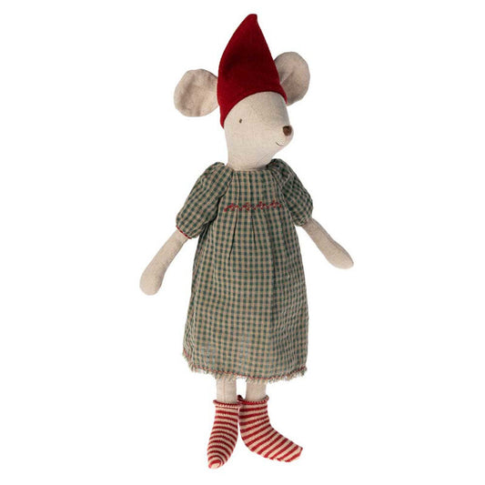 Christmas Medium Mouse Doll - Girl - Maileg