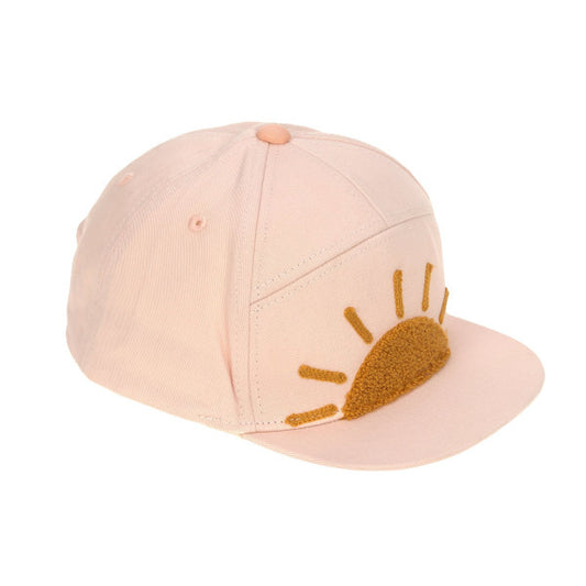 Flat visor cap - sun, light pink