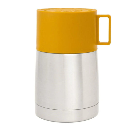 Stainless steel isothermal tin 500ml - Yellow - Blafre