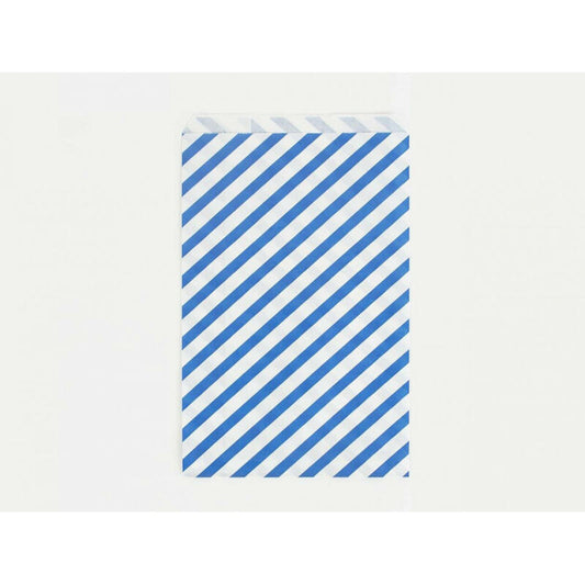 10 paper bags - blue stripes - My little day