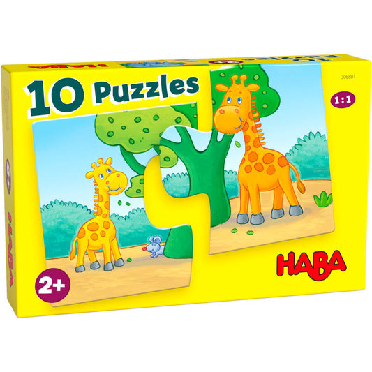10 puzzles - Wild animals - Haba