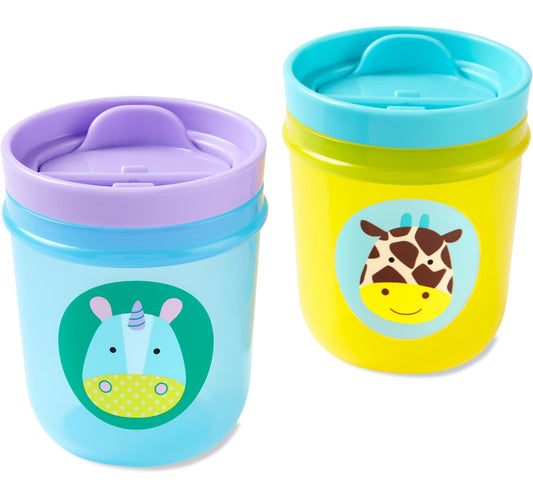 Set de 2 gobelets Zoo - Licorne & Girafe