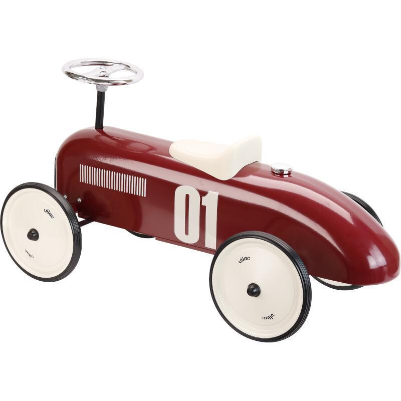 Porteur voiture vintage bordeau