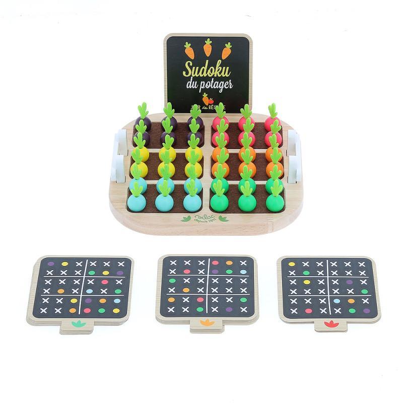 Vilac - Jeu de société Sudoku des Légumes