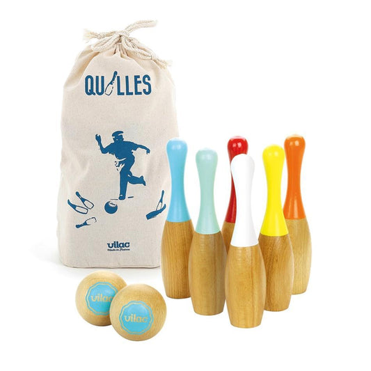 Jeu de quilles bowling bicolores