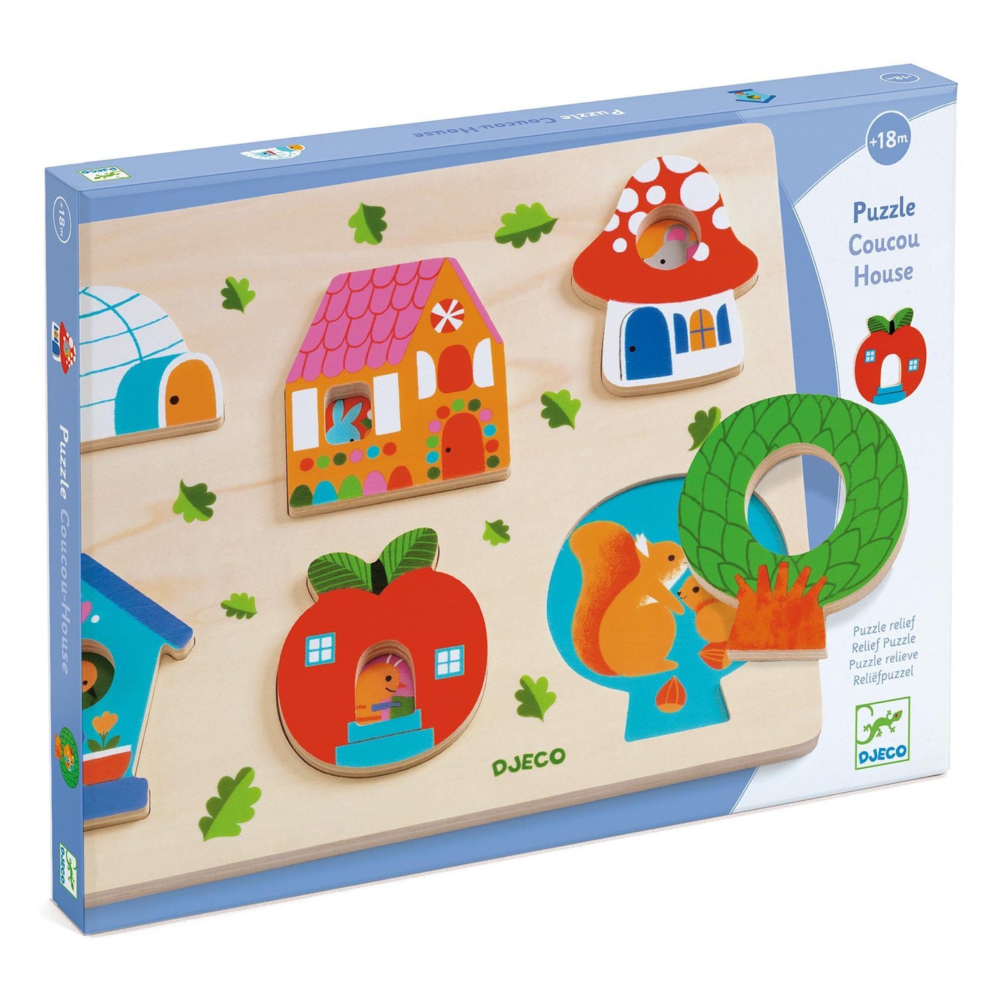 Puzzle en bois - Coucou-house