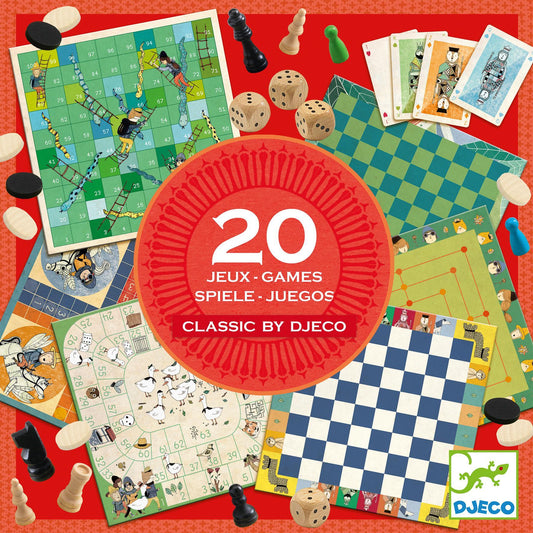 Coffret de 20 jeux classiques