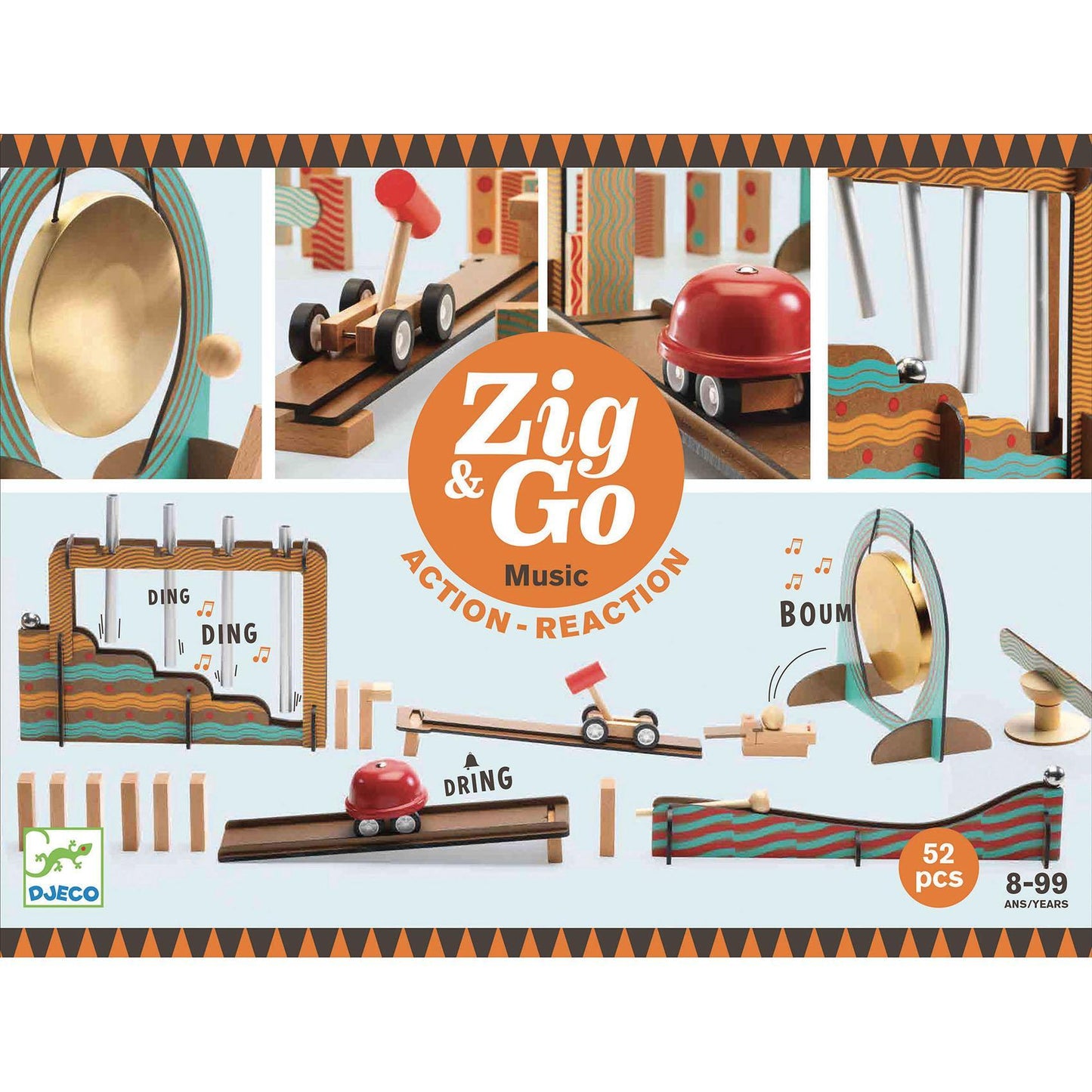 Set de jeu Zig & Go - Music - 52 pcs