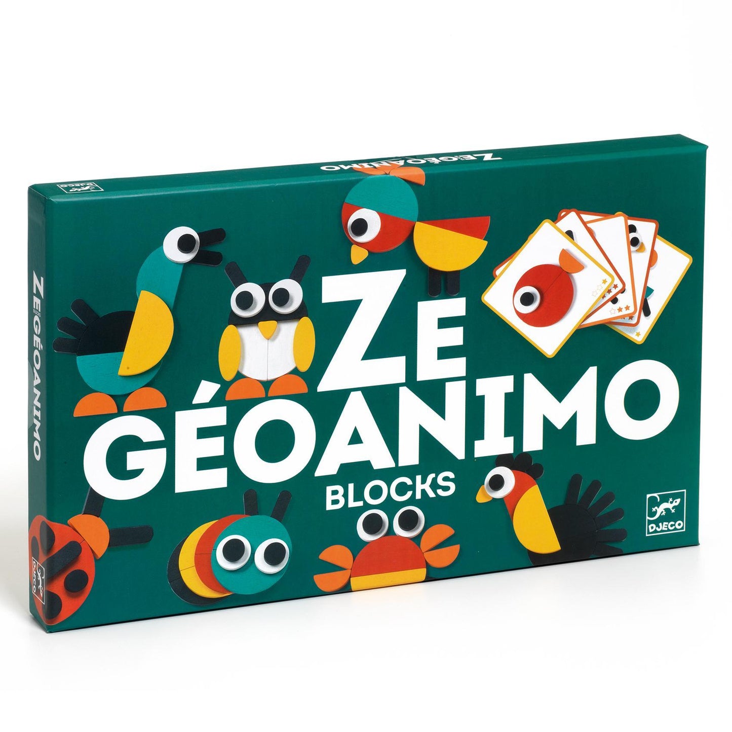 Set de 30 blocs en bois - Ze Géoanimo