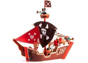 bateau de pirate Arty Toys 'Ze pirat boat' en bois