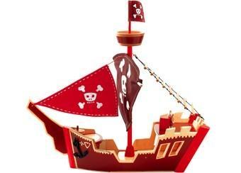 bateau de pirate Arty Toys 'Ze pirat boat' en bois