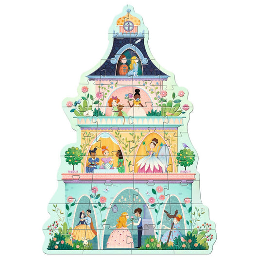 Puzzle géant - La tour des princesses - 36 pcs