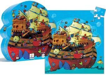 Puzzle dans une boîte silhouette - Bateau - 54 pcs