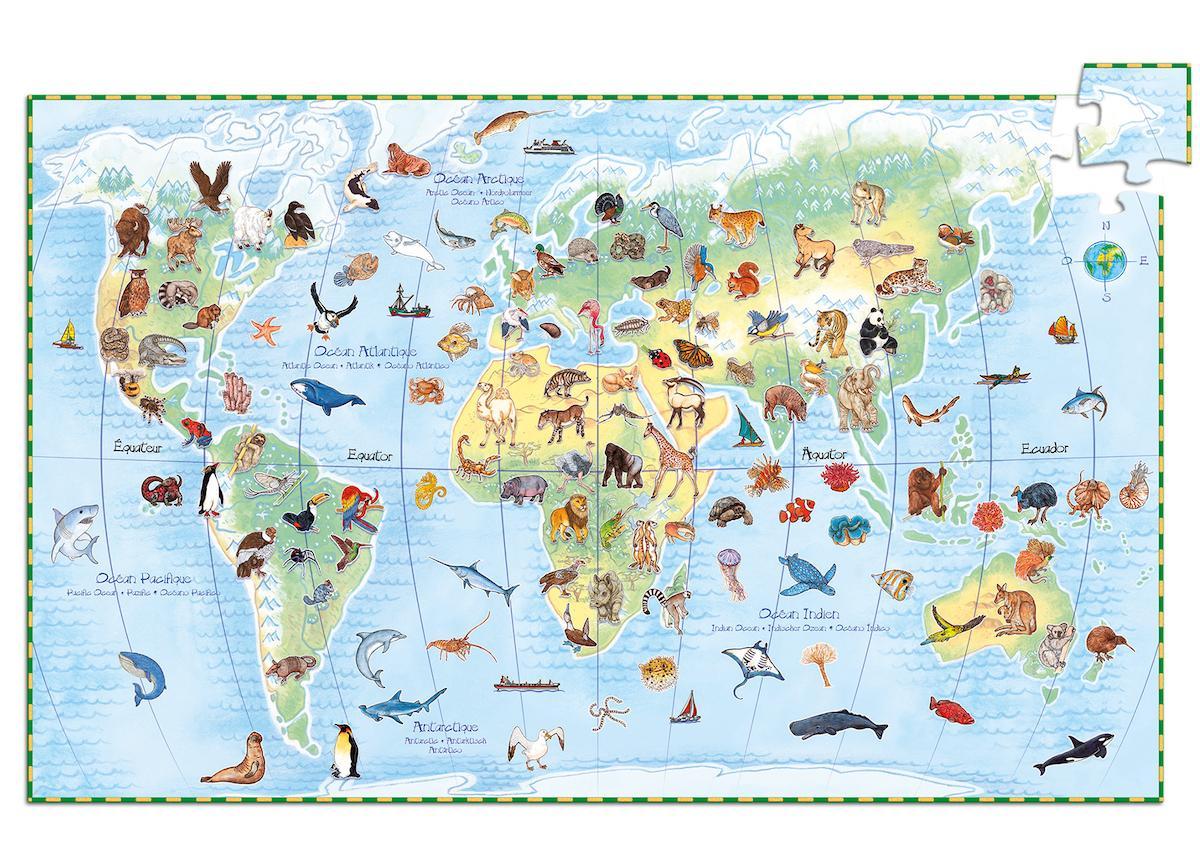 Puzzle d'observation - Animaux - 100 pcs