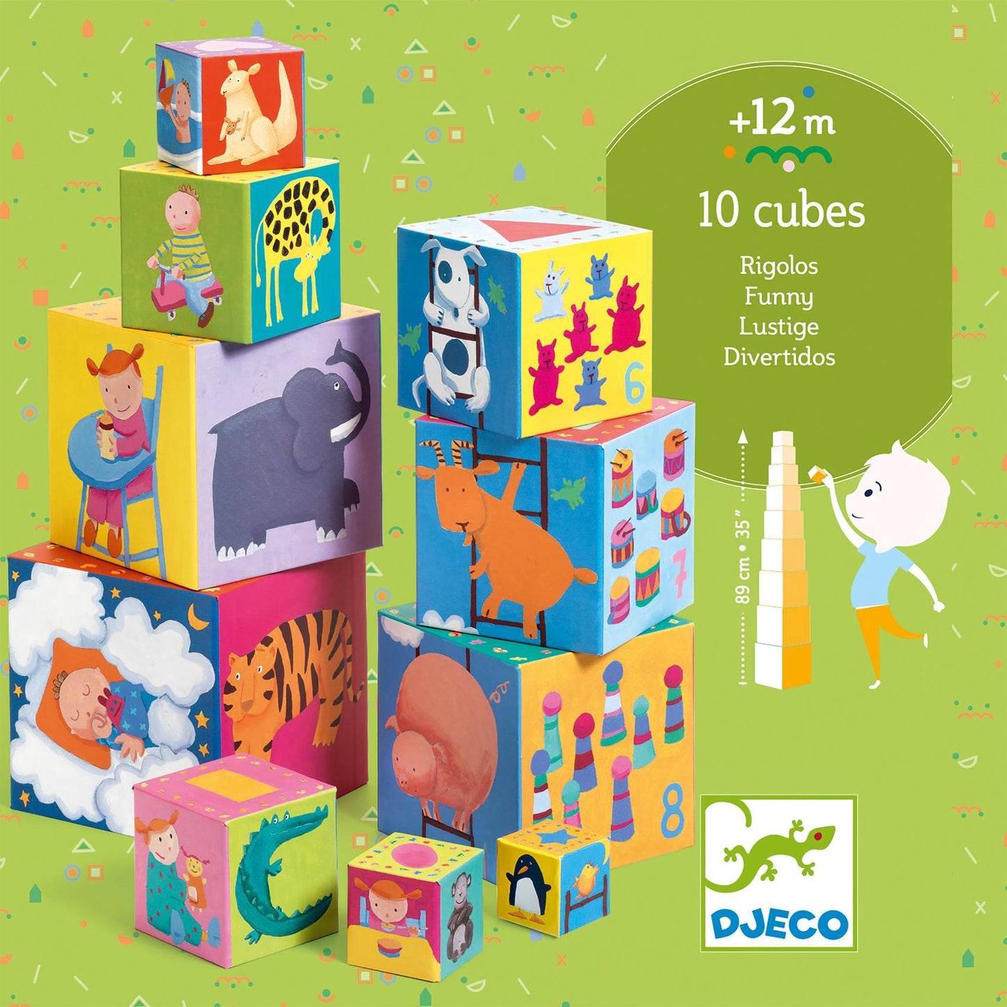 10 cubes rigolos