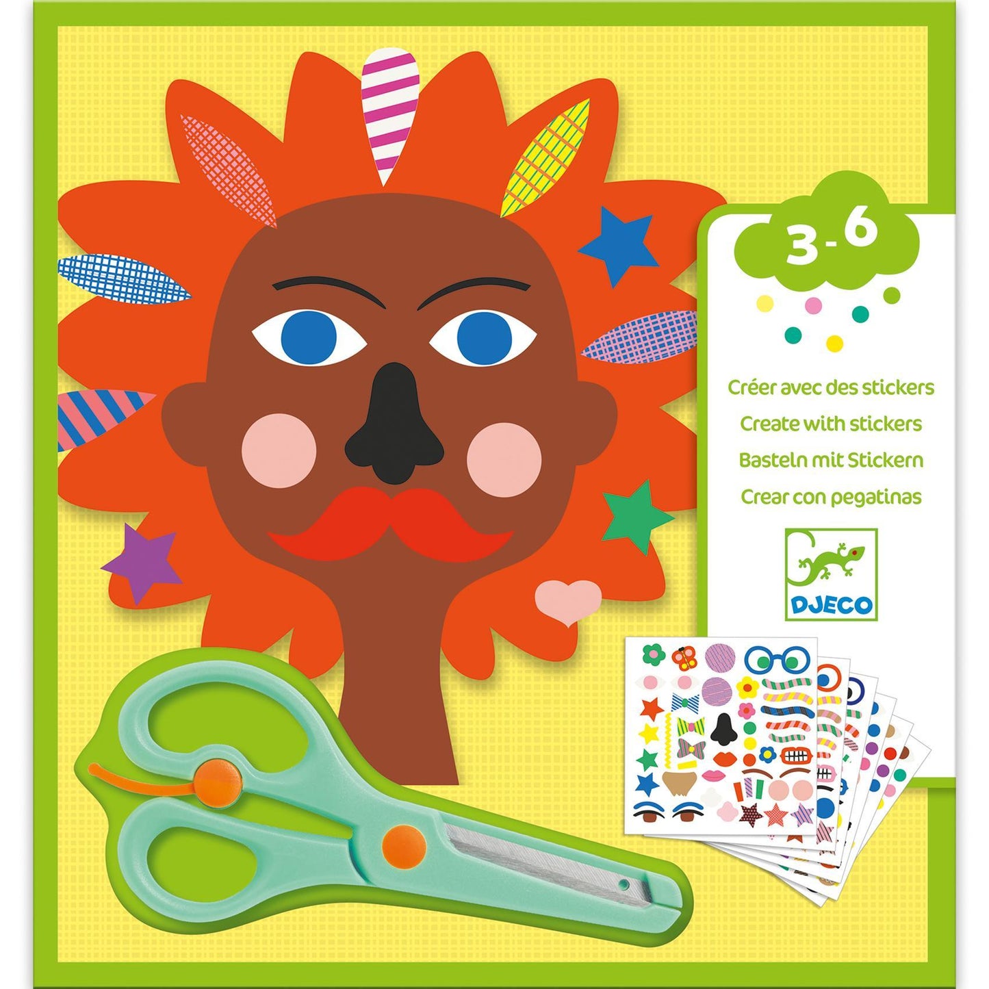 Stickers pour les petits - Coiffeur