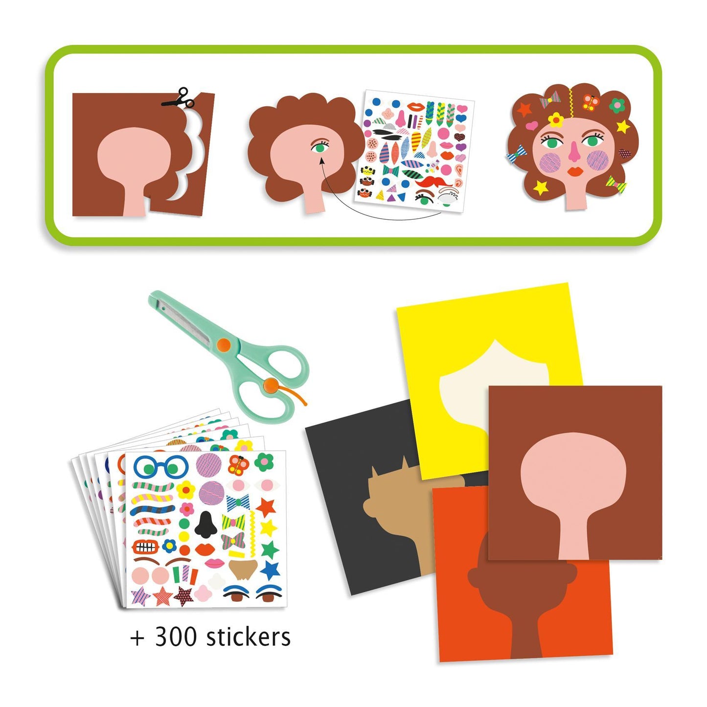 Stickers pour les petits - Coiffeur