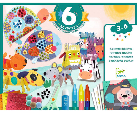 Coffret multi-activités des petits - Les animaux et leurs maisons