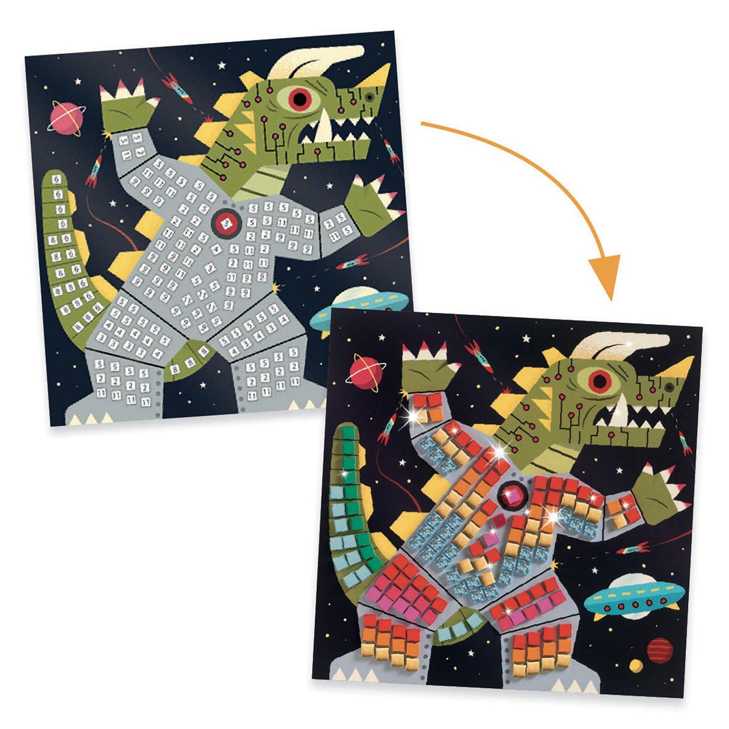 Coffret mosaïques - Space battle