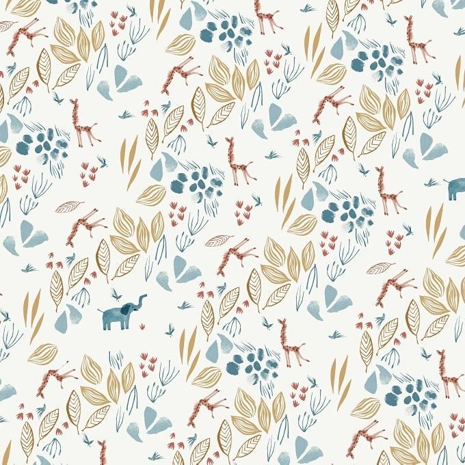 Plaid motif floral - Sous mon baobab