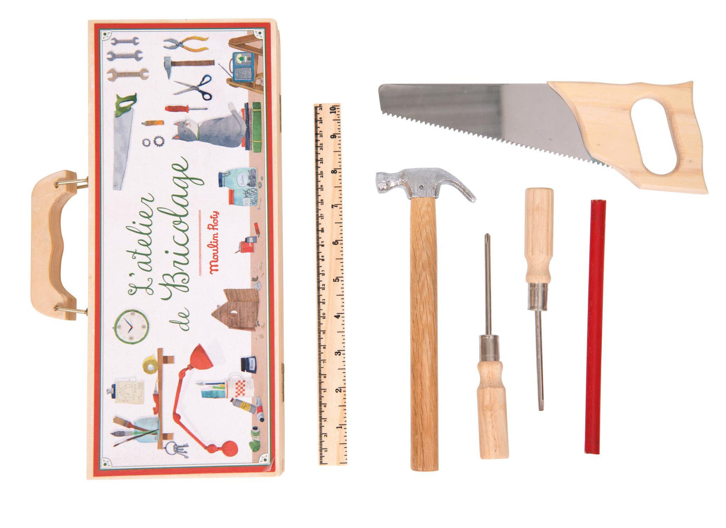 Petite valise bricolage - 6 outils