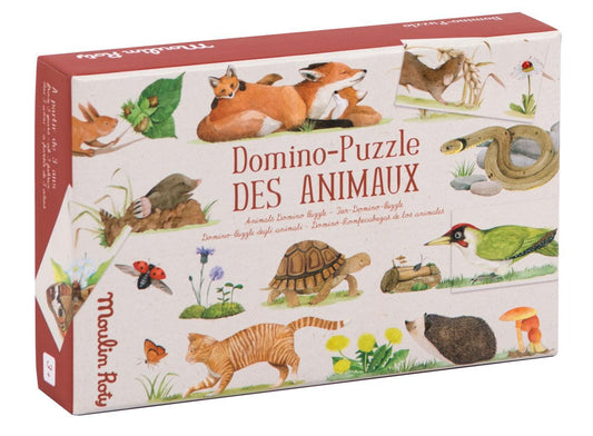 Domino-puzzle des animaux - Le Jardin du Moulin