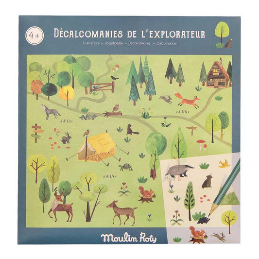 Décalcomanies L'explorateur - Le Jardin du Moulin