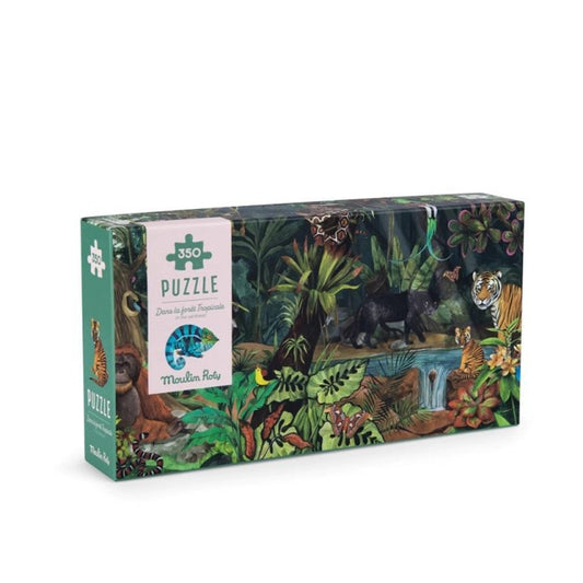 Puzzle géant (350 pcs) - Forêt tropicale - Tout autour du monde