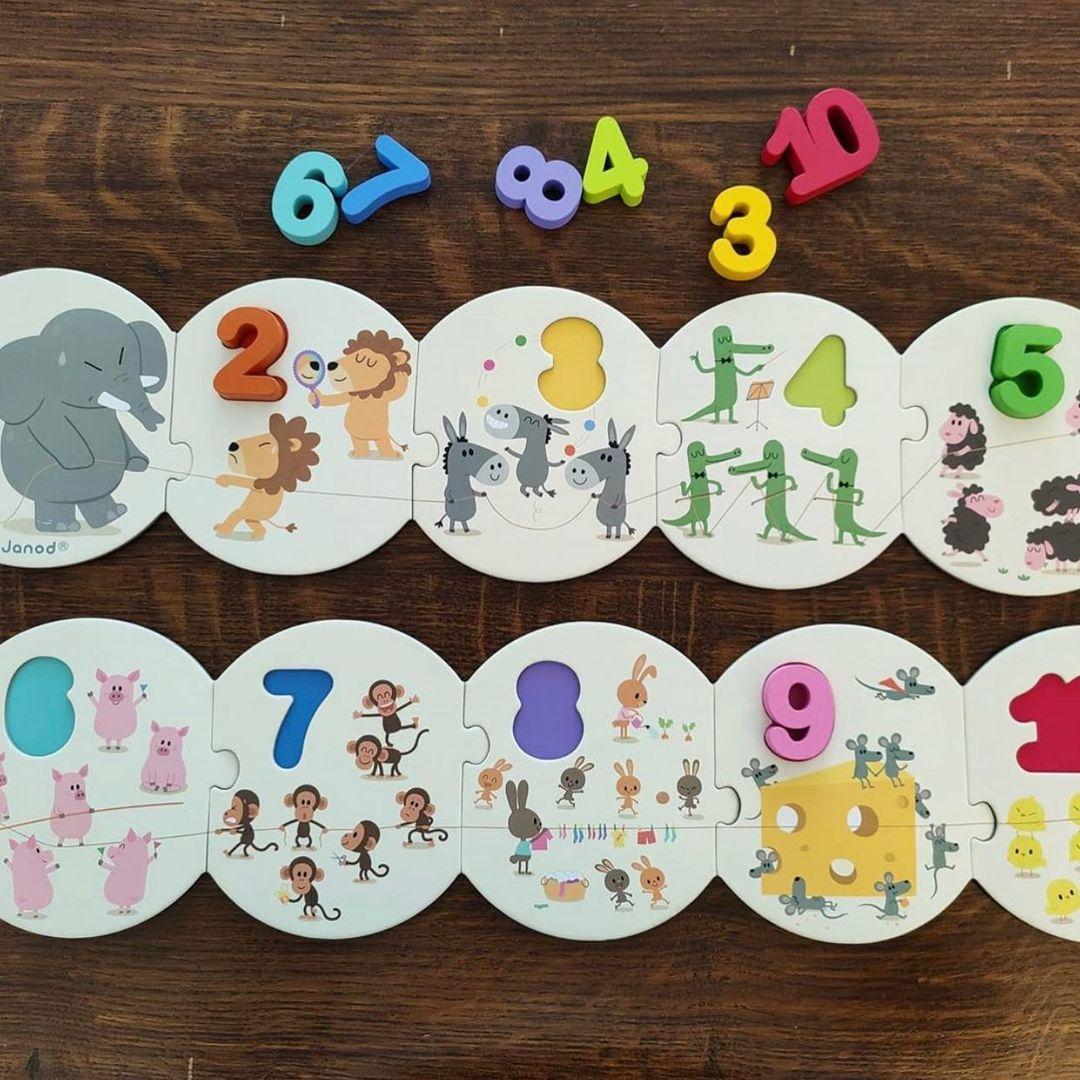 Puzzle - J'apprends à compter (20 pcs)