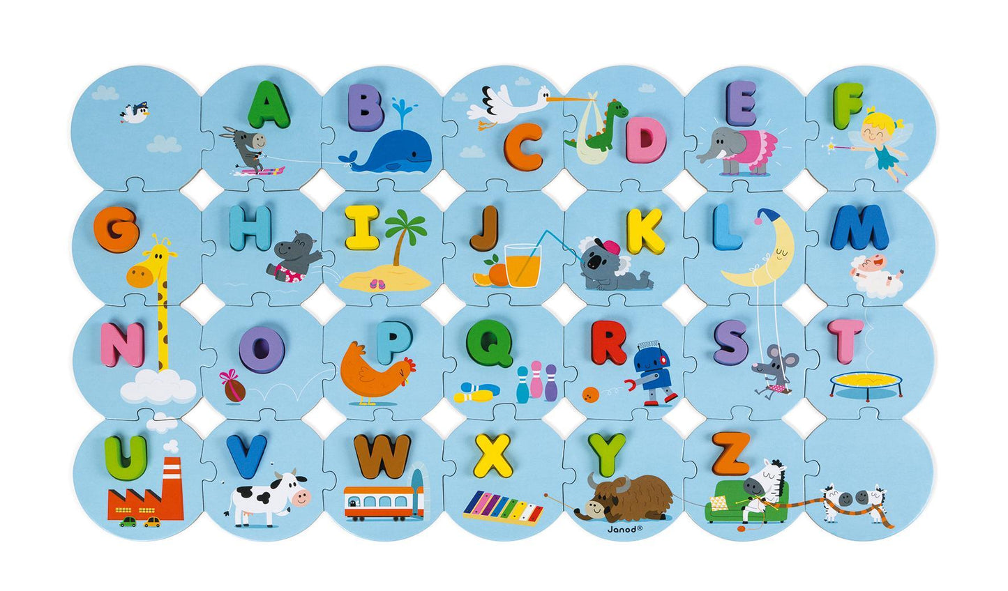 Puzzle - J'apprends l'alphabet (54 pcs)