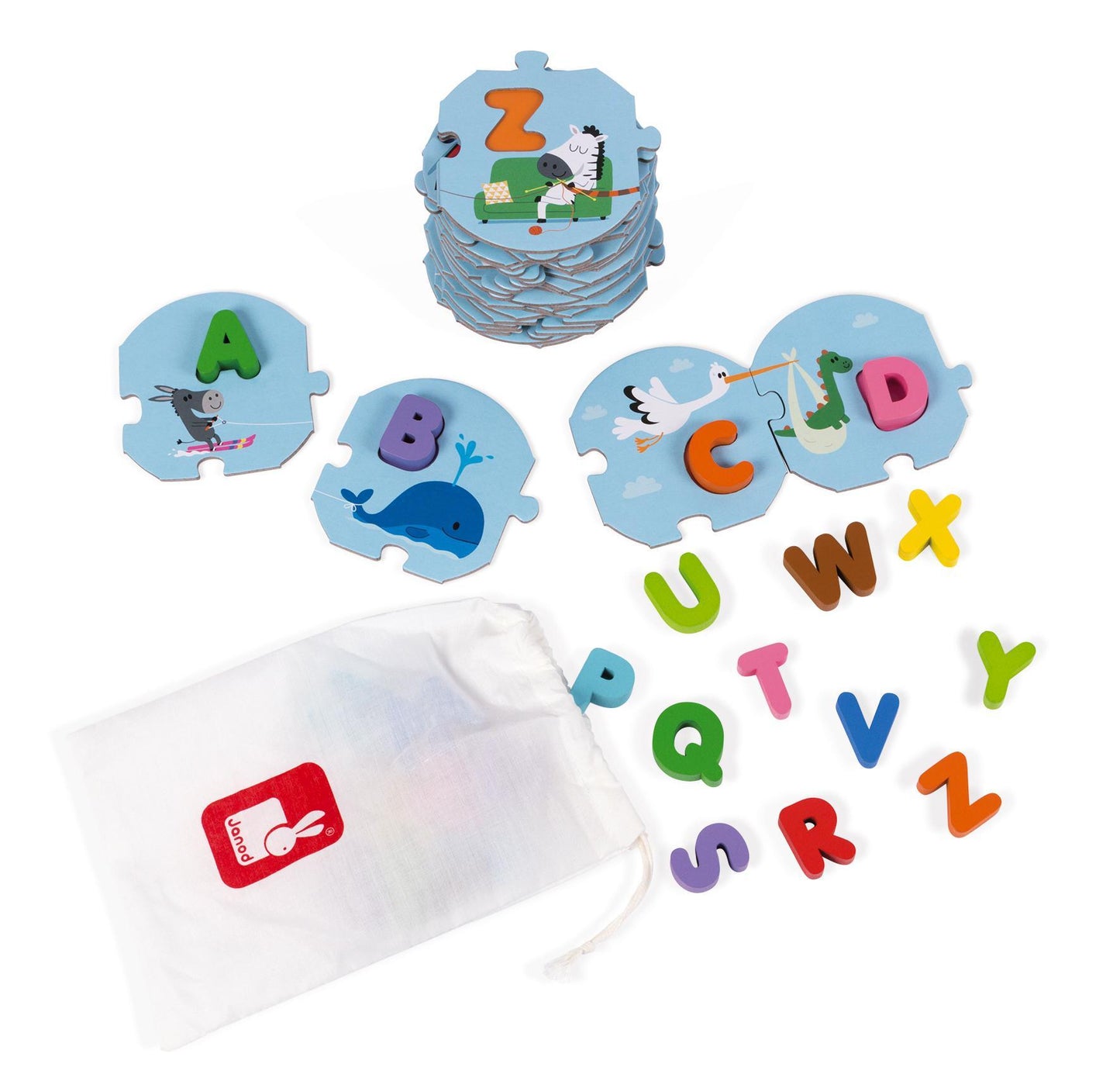 Puzzle - J'apprends l'alphabet (54 pcs)