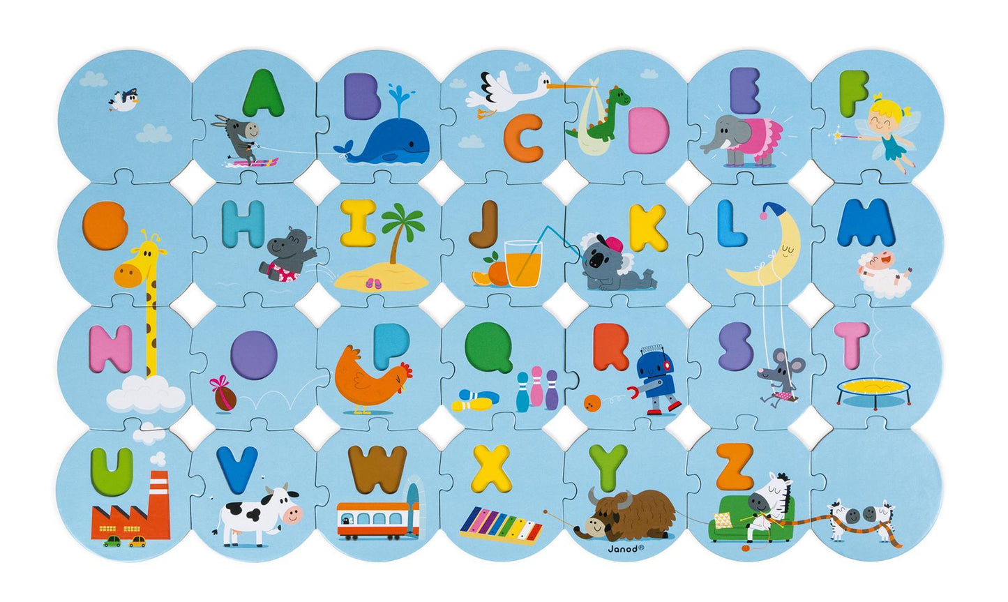 Puzzle - J'apprends l'alphabet (54 pcs)