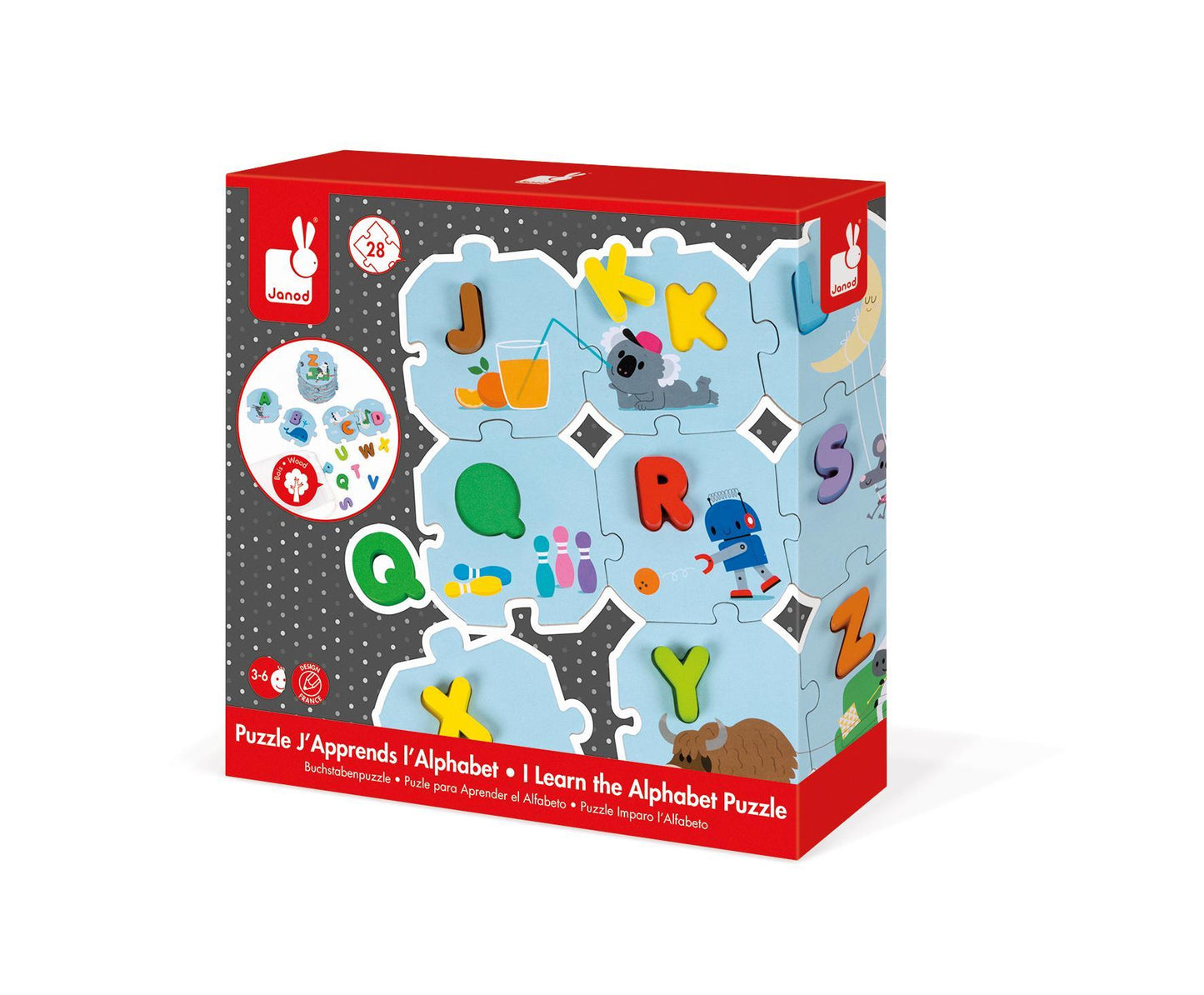 Puzzle - J'apprends l'alphabet (54 pcs)