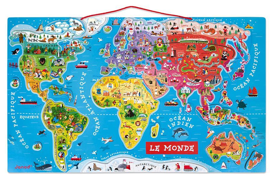 Puzzle - Monde Magnétique (92 pcs)