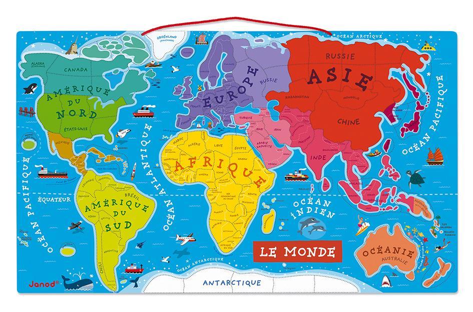 Puzzle - Monde Magnétique (92 pcs)