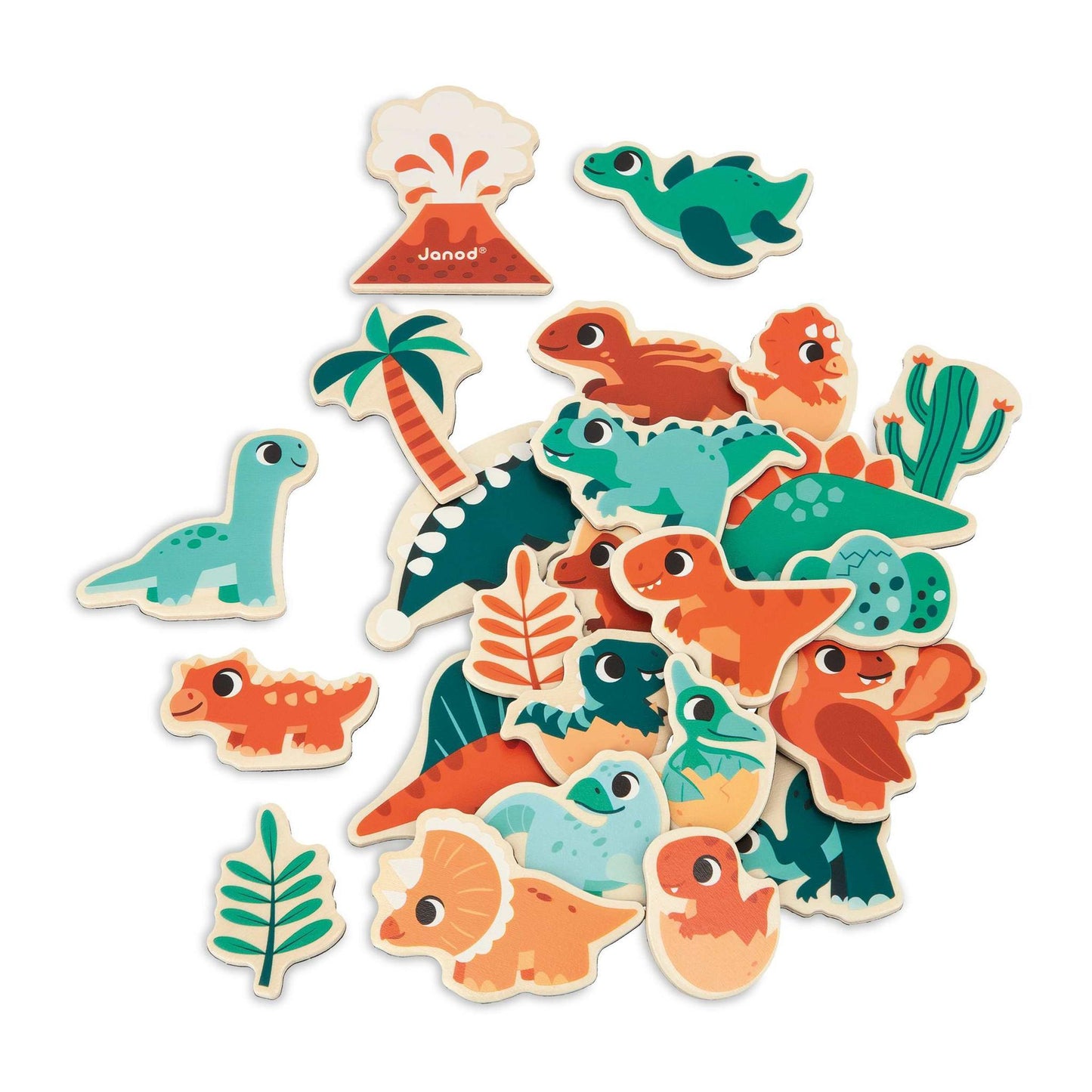 Magnets - Dino (24 pcs)