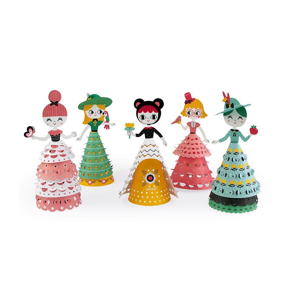 Kit créatif - 5 figurines Paper toys