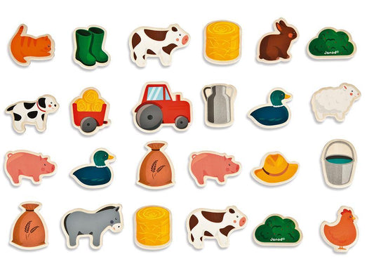 Magnets - Ferme (24 pcs)