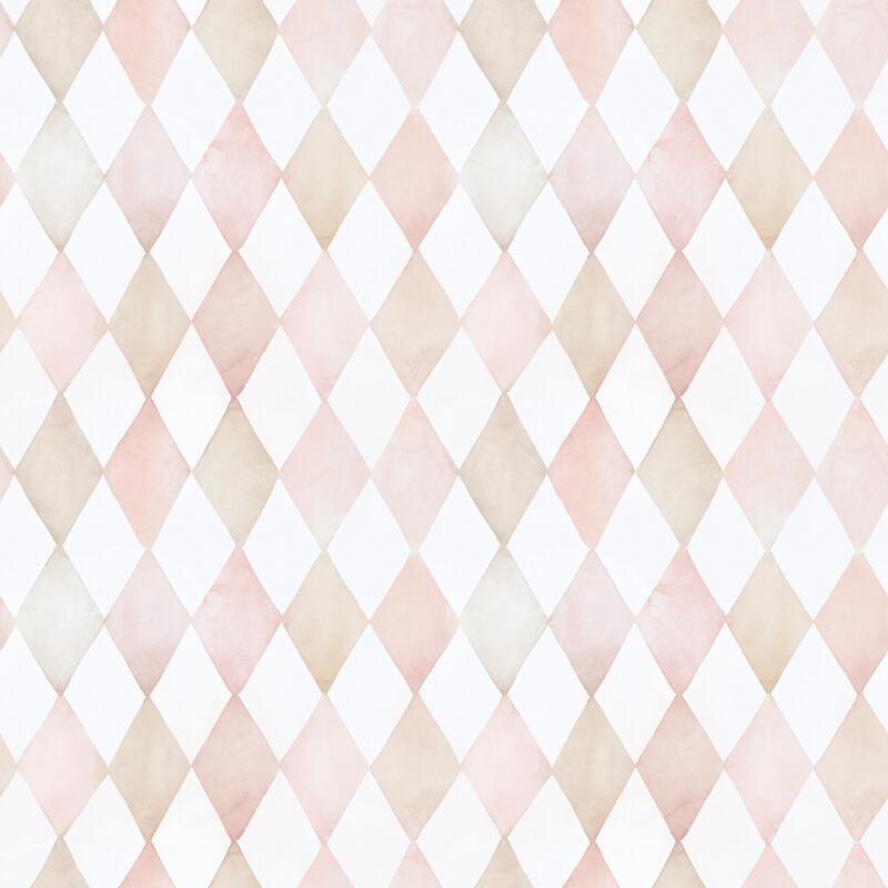 Papier peint (50cm x 10m) - Harlequin (Pink) - Lilipinso