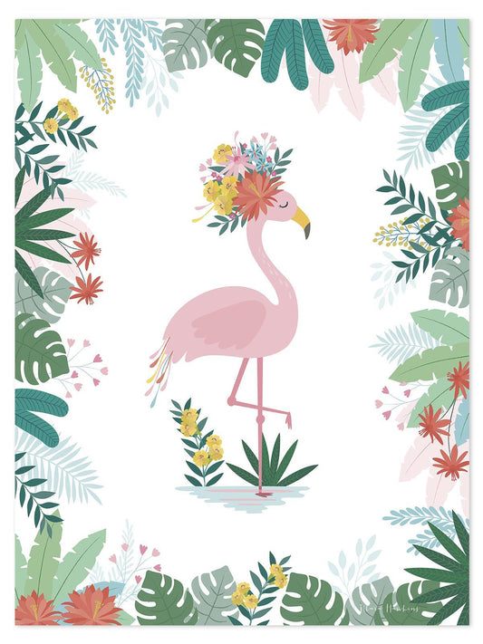 Affiche - Flamant rose