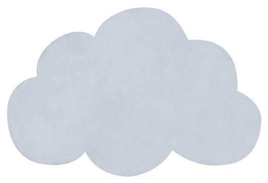 Tapis coton - Nuage - Baby blue