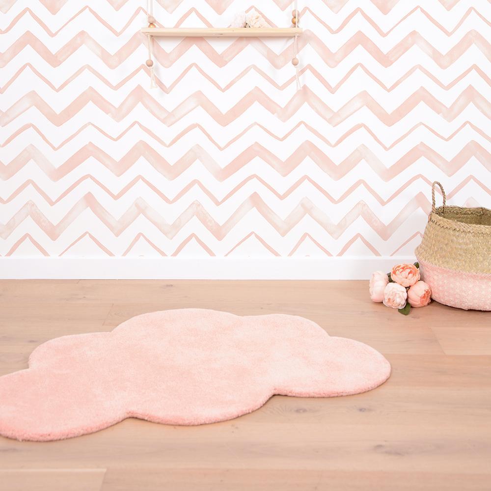 Tapis coton - Nuage - Apricot