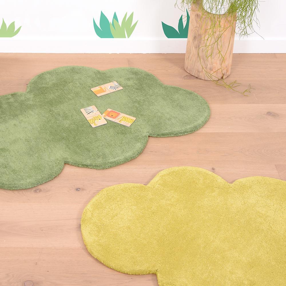 Tapis coton - Nuage - Mustard