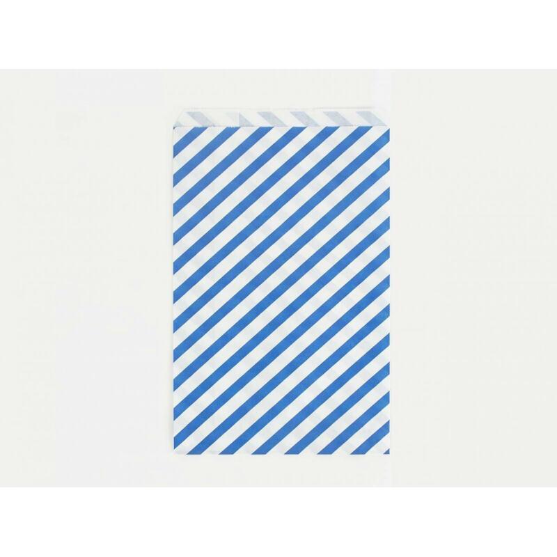 10 paper bags - blue stripes - My little day