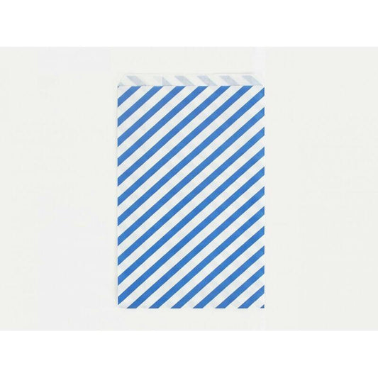 10 paper bags - blue stripes - My little day