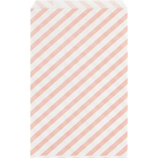 10 paper bags - pink stripes - My little day