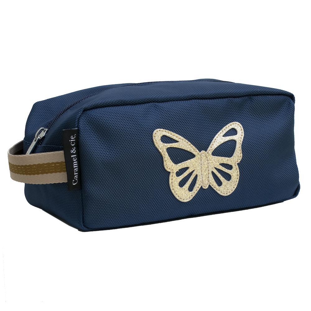 Trousse de toilette - Papillon bleu