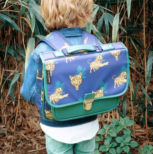 Bengal Tiger Small School Bag by Caramel & Cie