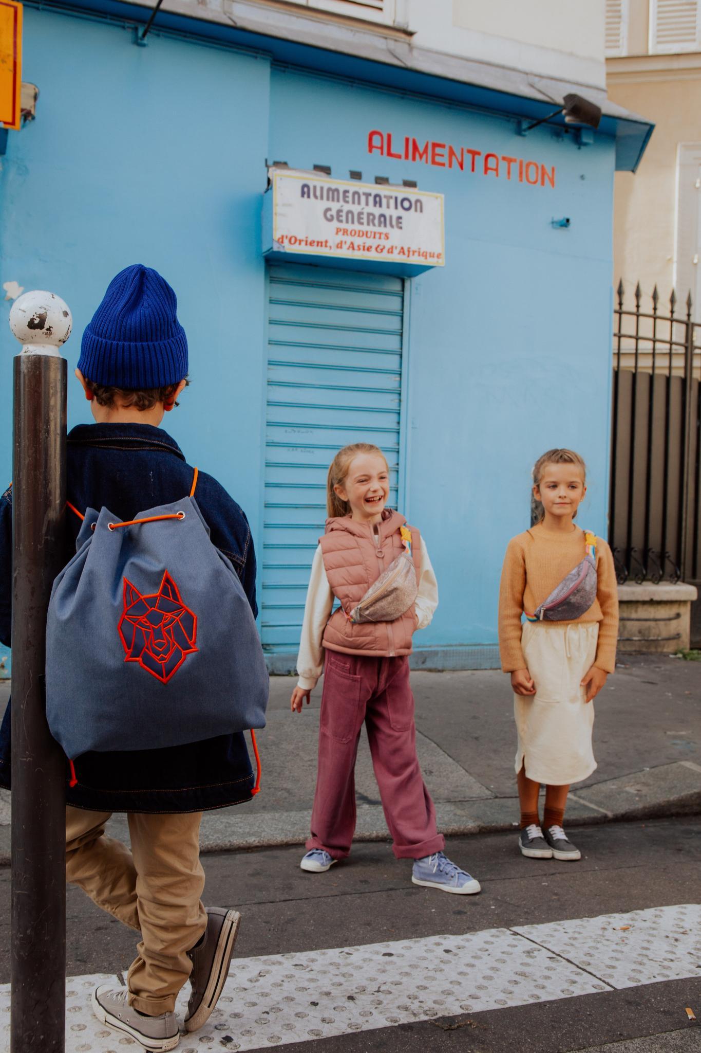 Sac de gym - Loup Bleu