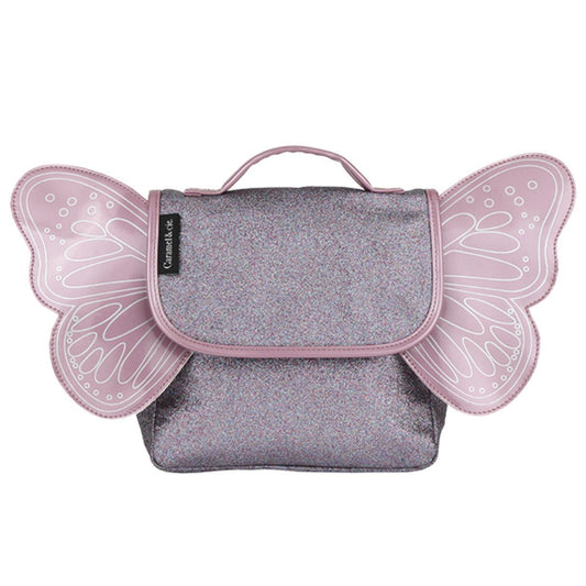 Wings School Bag S - Purple Glitter by Caramel & Cie